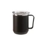 Stainless Steel Coffee Mug | Portable Vacuum Travel Mug with Stainless Steel Liner – Black