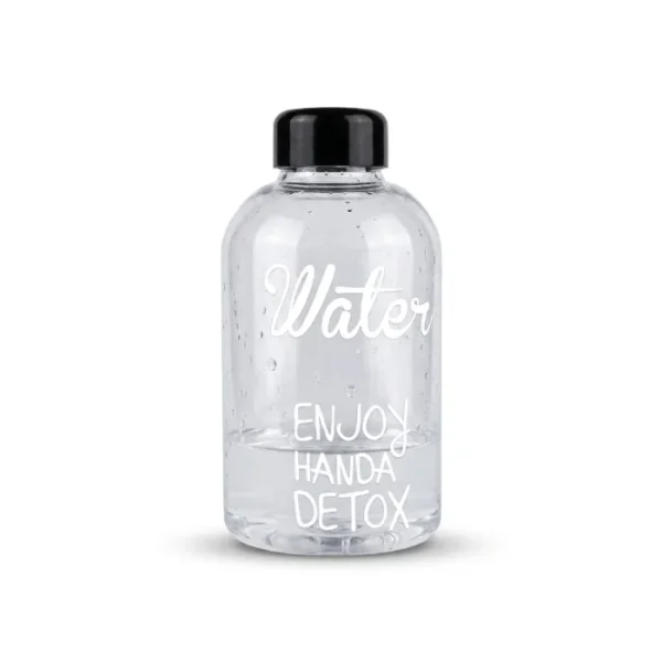 Glass Water Bottle 600ml Premium Reusable Drinking Bottle