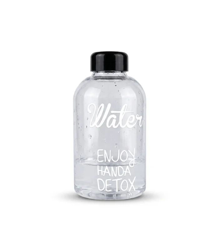 Glass Water Bottle 600ml Premium Reusable Drinking Bottle